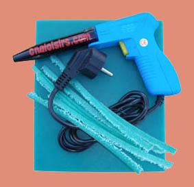 kit soudure avec fer &agrave; souder pour r&eacute;paration barques de p&ecirc;che ou bateaux rotomoul&eacute;s